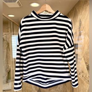 Dudley Stephens Binney Boatneck in Striped Vello in Navy/Whitr size XSmall